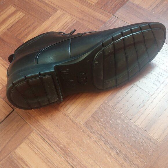 Florsheim Men’s Black Leather Ankle Boots – Comfortech with Ortholite – Size ? - Picture 5 of 6